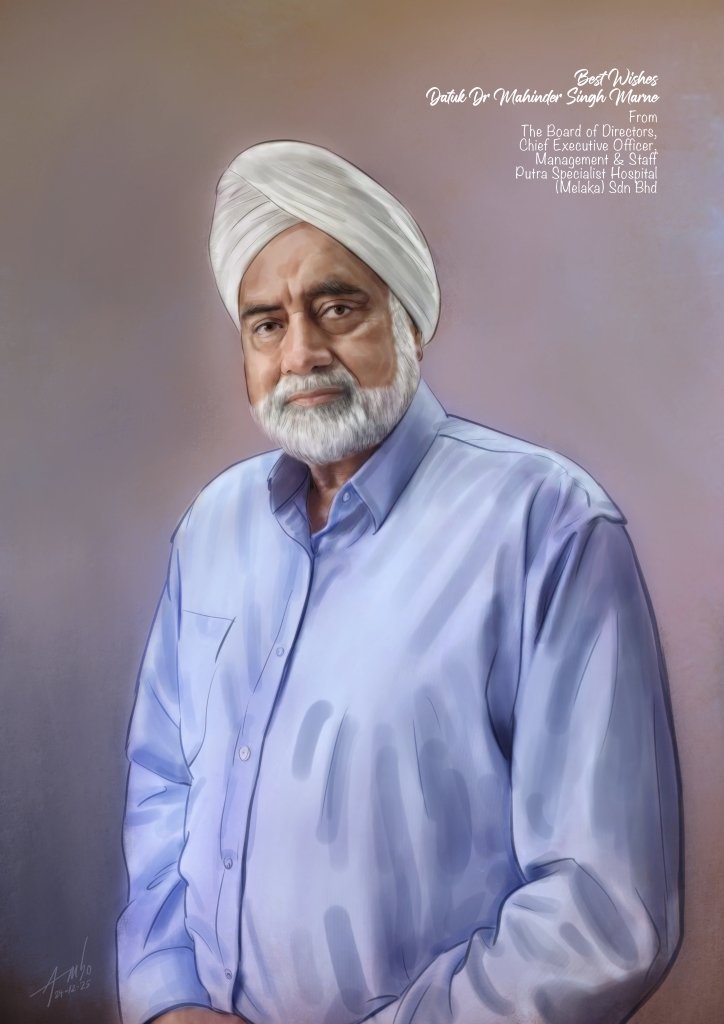 Datuk Dr Mahinder Singh Corporate Portrait